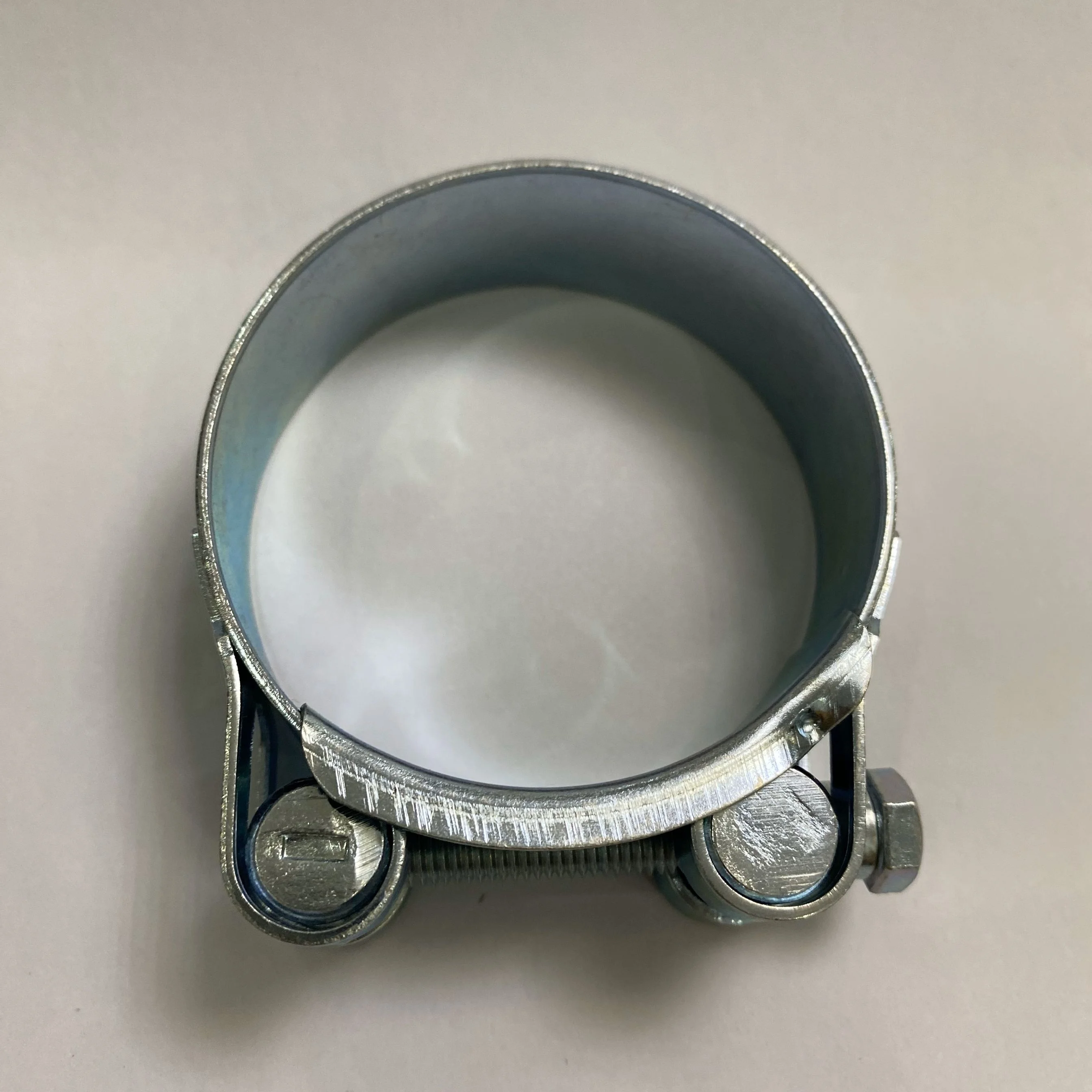 single bolt T bolt heavy duty partial head stainless hose clamp