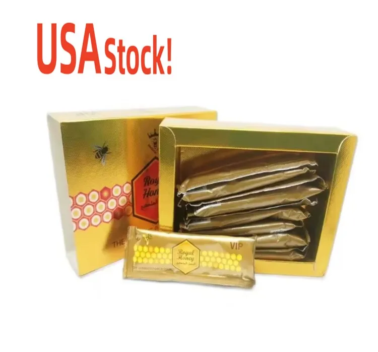 USA stock!!! newest packing display box for vip  royal  honey