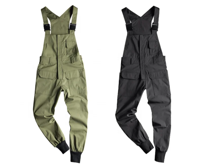
New Style American Workwear Men Woven Cotton Heavy Duck Canvas Fabric Canvas Winter Cotton Jumpsuits Worker Overalls 