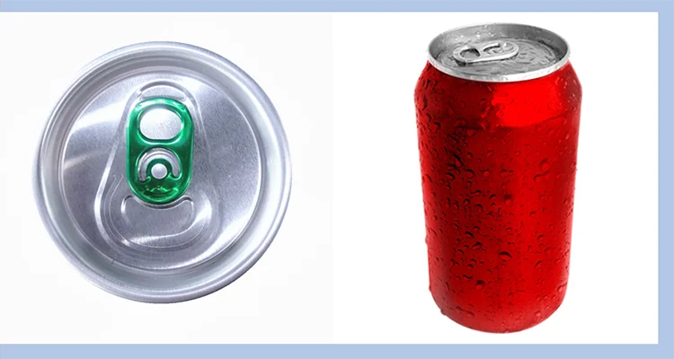 Customilzed Round Tinplate Ring Easy Open End Can Metal EOE Lid Cover RPT SOT Full  open cans cover