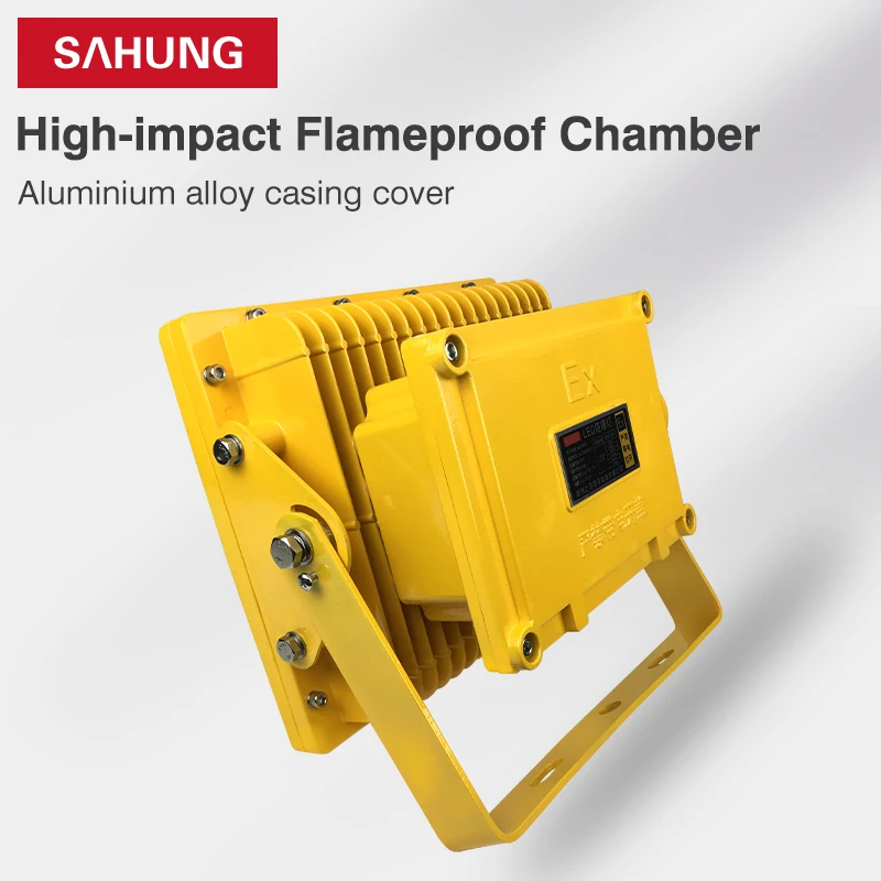 5 Years Warranty 130LM/W Atex Led Explosion Proof Light 100w 150w 200w High Lumen Explosion- proof Flood Lamp Petrochemical Use