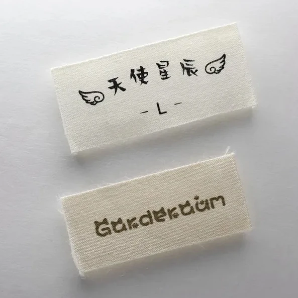 Tag labels in clothes,small personalized luxury label cloth tag with custom printed logo/