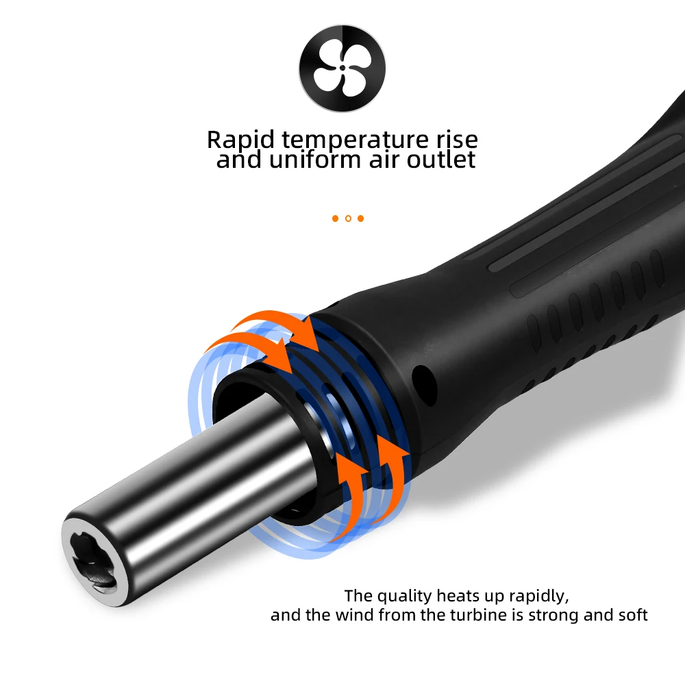 700W 2 in 1 SMD Rework Soldering Station LED Digital Display Hot Air Gun Solder Iron ESD Welding Repair Tools