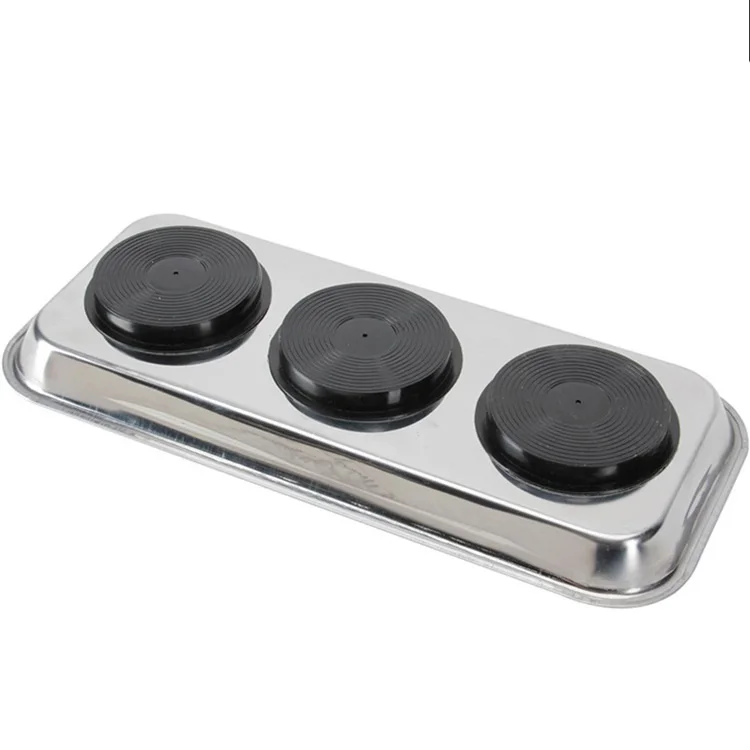 Auto Repair Magnetic Bowl Magnetic Tray Small Parts Screw Accessories Iron Suction Adhesive Tray Storage Box Tools