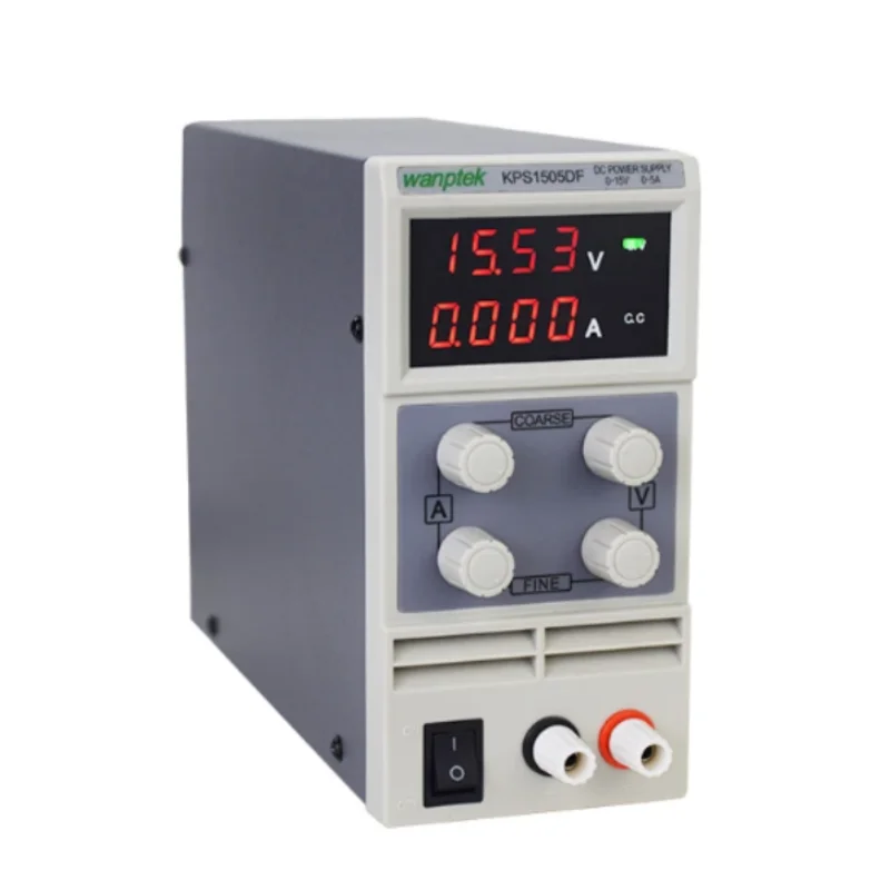 High Quality KPS1505DF 15V5A 110V-230V 0.1V/0.001A EU LED Digital Adjustable Switch DC Power Supply mA Display