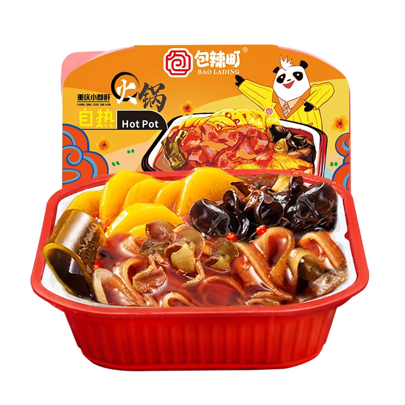 Удобная вкусная САМОНАГРЕВАЮЩАЯСЯ маленькая горячая еда мгновенная Горячая кастрюля