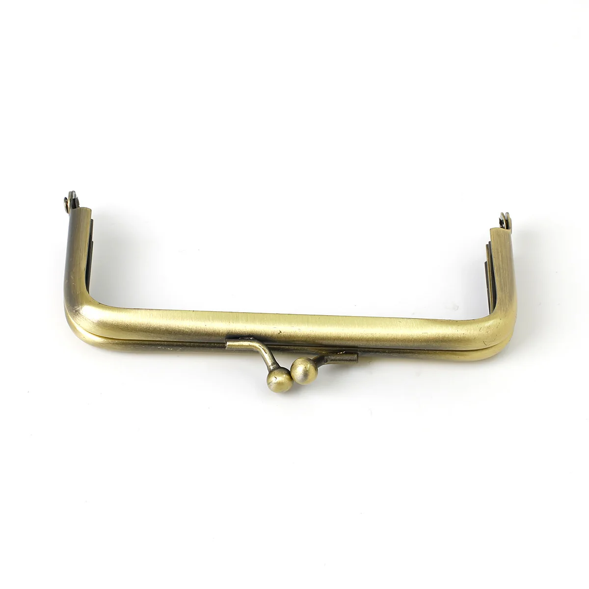 Bag Parts Square Golden Handbag Hardware Clutch Bag Metal Purse Frame Kiss Lock For Wallet Bag