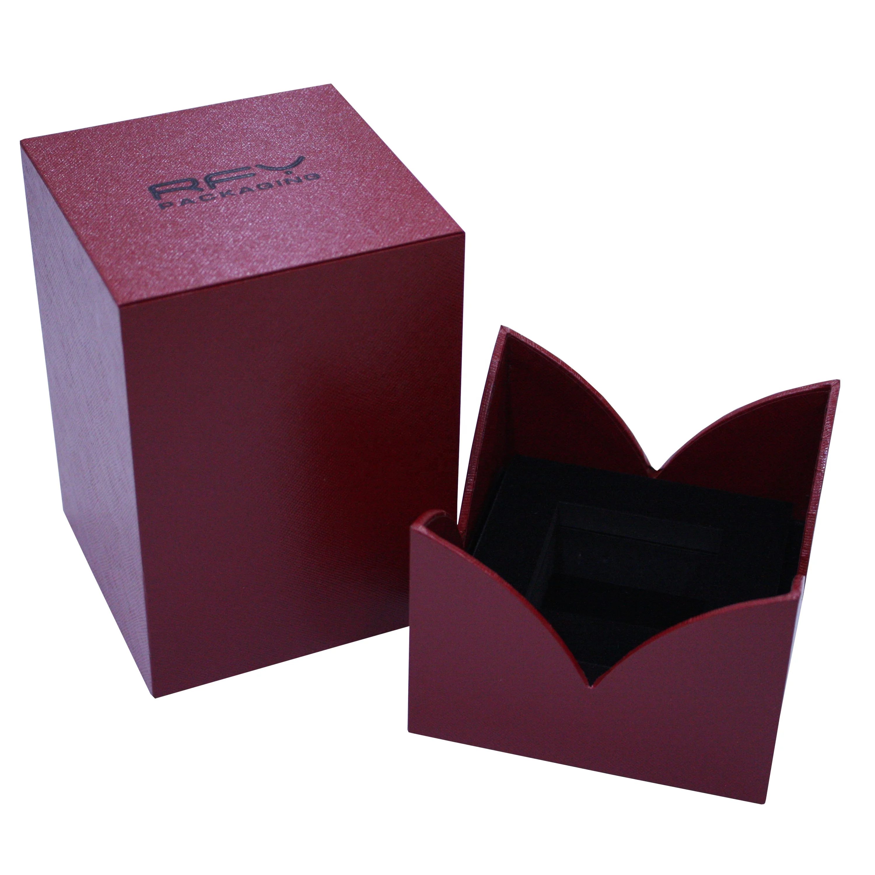 Factory Custom Printed Luxury Cardboard Perfume Bottle Packaging Boxes With Foam Insert