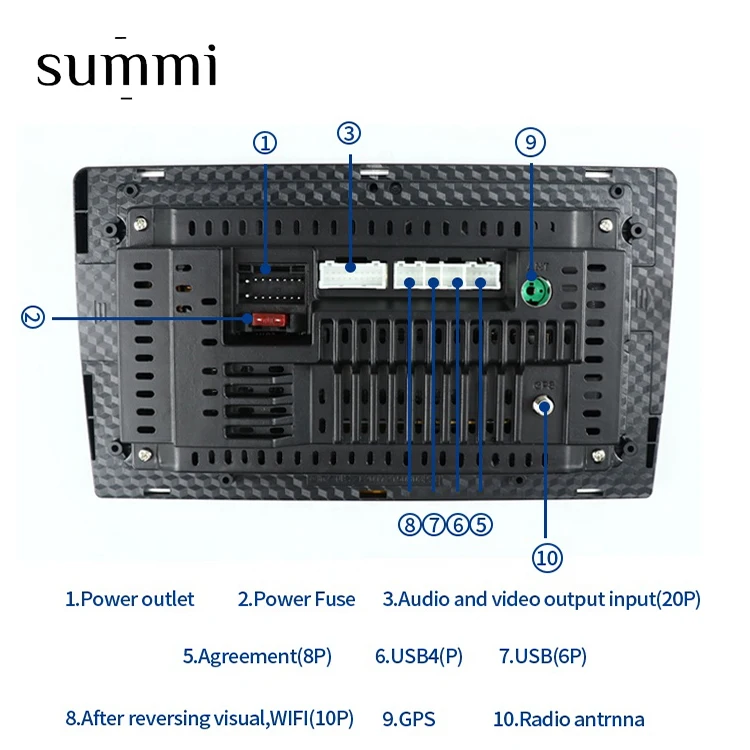Bes-7041 Universal 9 inch Best Selling 1024*600 HD Touch Screen Android 9 Corolla with GPS