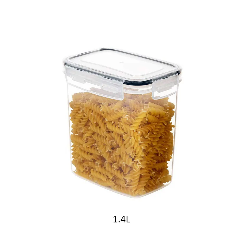 24 Piece Set of Storage Containers for Grains and Miscellaneous Grains, Transparent Plastic sealed Container