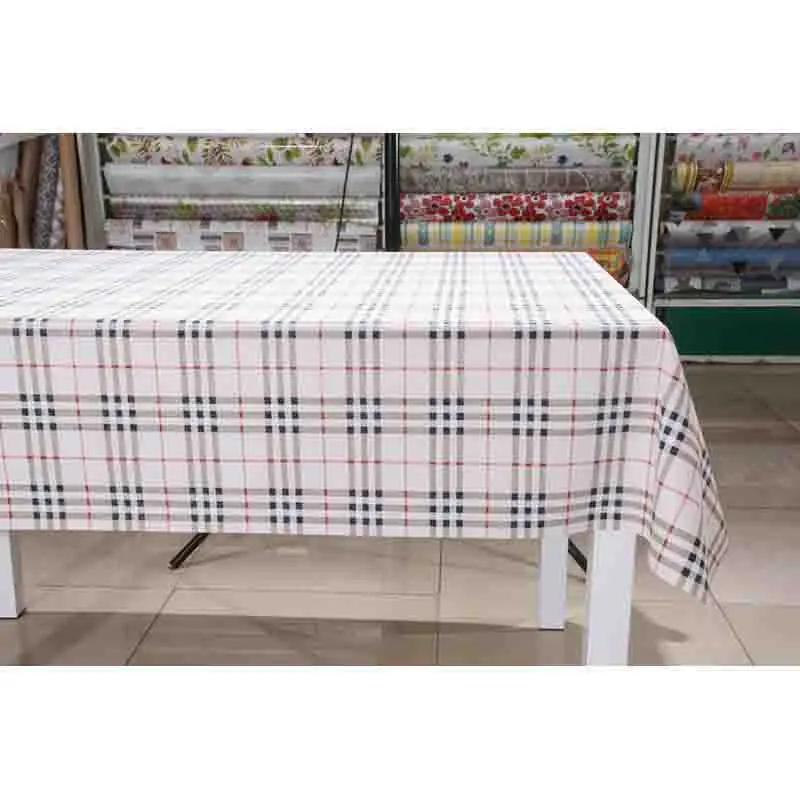 High quality waterproof dinning table cover tablecloths printed matte texture pvc tablecloth