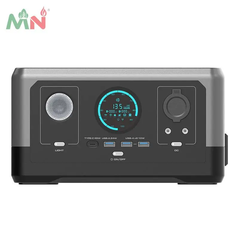 MN 220V Lifepo4 портативная электростанция-солнечный генератор с типом C и зажигалкой для сигар