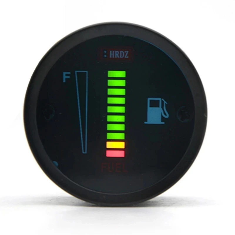 52 мм универсальный двигатель мотоцикла топлива, цифровой прибор для измерения уровня 12V система Датчик дисплей со светодиодной подсветкой Автомобильный датчик уровня