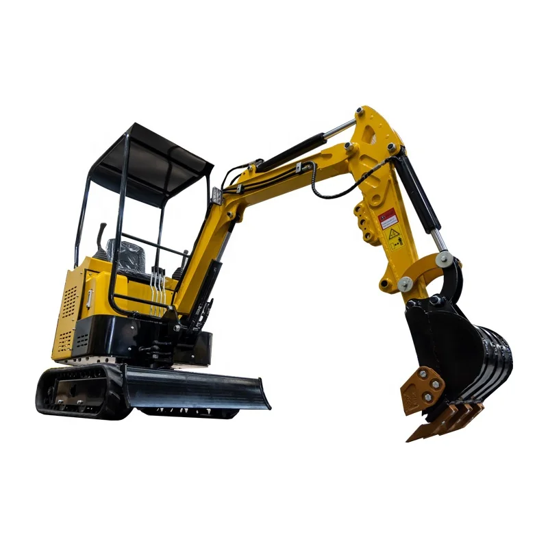 Import China Hydraulic Quick Coupling Tilt Rotator Yanmar Engine Joystick 1.2 Ton Mini Excavators Garden 1T Compact Baggers