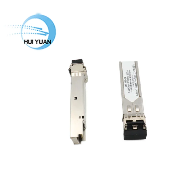 Media Converter 550m Multi Mode MMF Duplex LC 1 Set 1.25Gbps SFP Transceiver