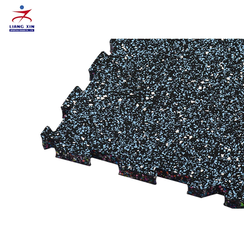 High quality 50mm gym rubber floor for Weightlifting area High bearing rubber mats for gym Protective Gym rubber flooring