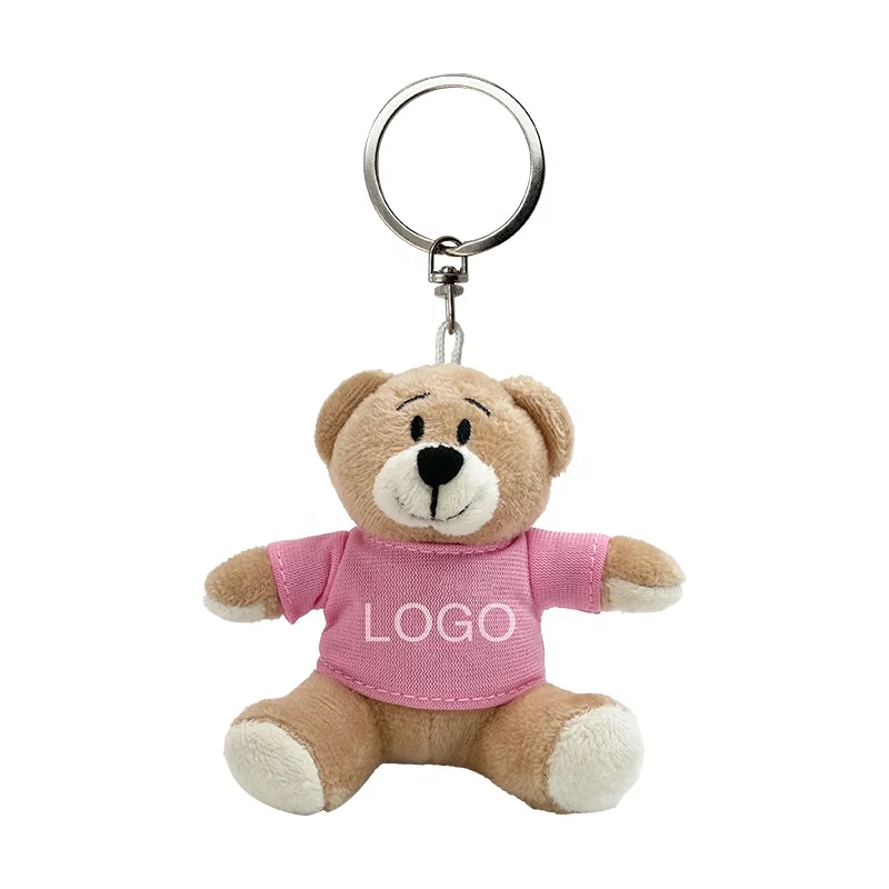 National Plush Bears Keychain Toy Mini Teddy Bear Key Chain Souvenir Promotion Gift