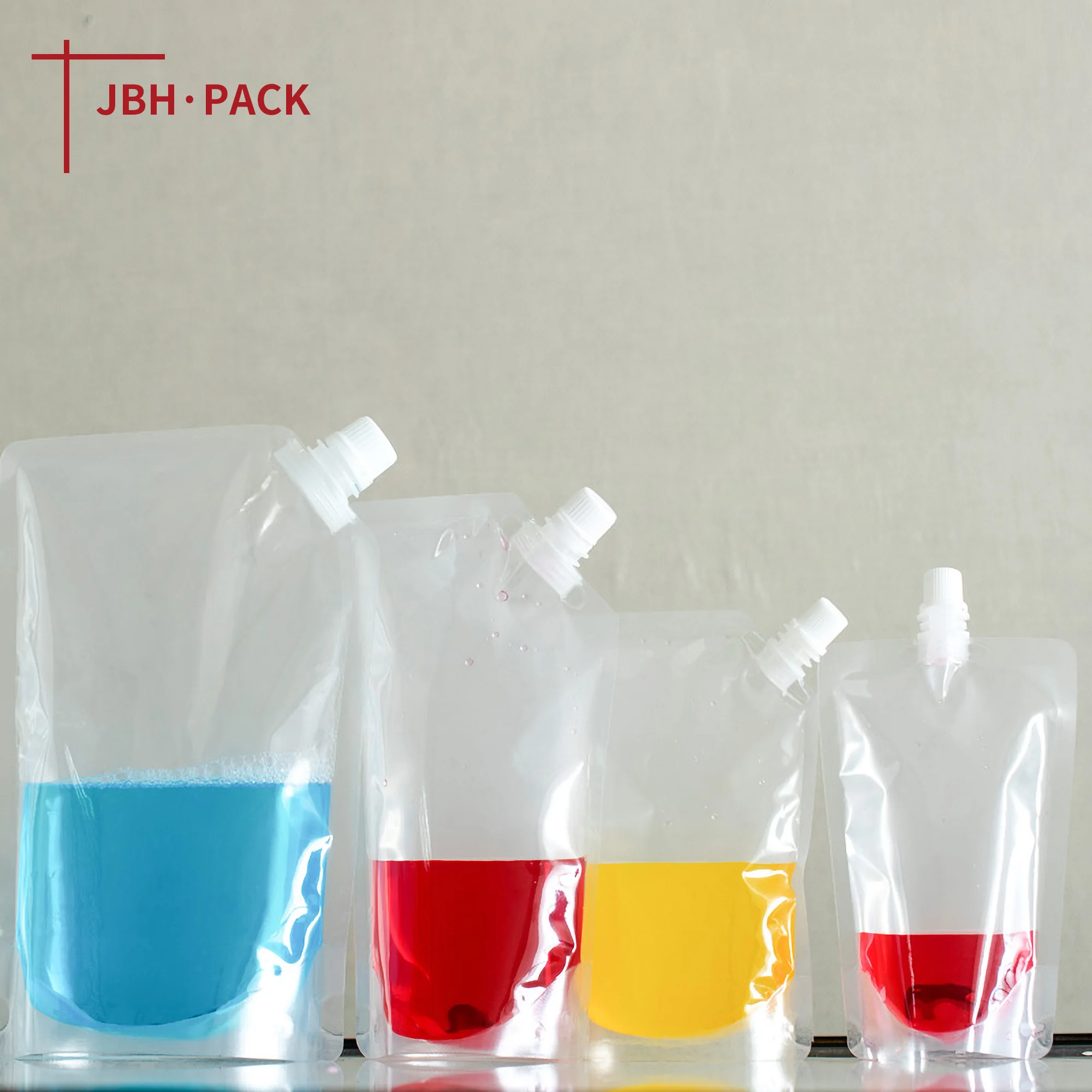 Wholesale Custom Packaging Bag For Laundry Detergent Soap Packaging Doypack Liquid Spout Pouch