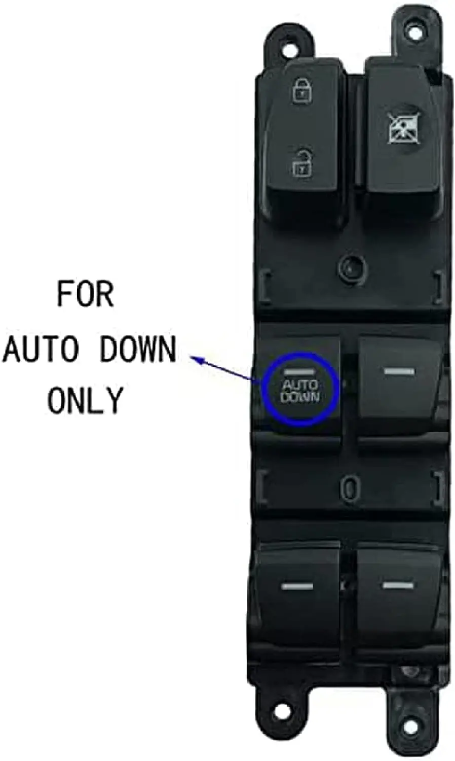 for Hyundai for IX25 for Creta Window Front Left Master Lifter Control Switch 93570-C91004X Window Lift Switch