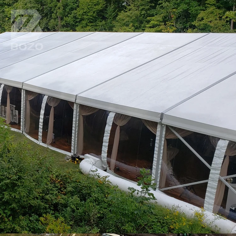 Новый список 20x40 метров складская палатка из ПВХ ткани Алюминиевый Сплав каркас стальная конструкция здания сборные для продажи