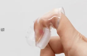Soft rubber finger toothbrush baby toothbrush finger