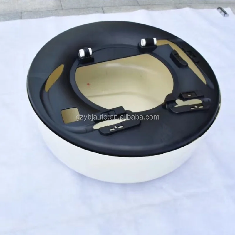 YBJ car accessories tire cover Overbearing Plating for toyota land cruiser 2016-2021 Spare tire cover