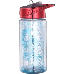 Custom Factory Price Double Plastic Wall Water Bottle Portable Mini Sport Drinking Bottle