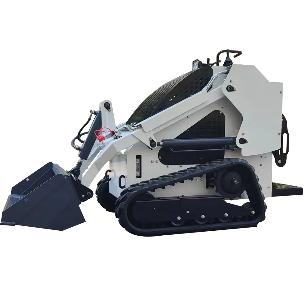 Недорогой китайский 10/15/13.5HP Мини-гусеничный дизельный погрузчик с бортовым креплением
