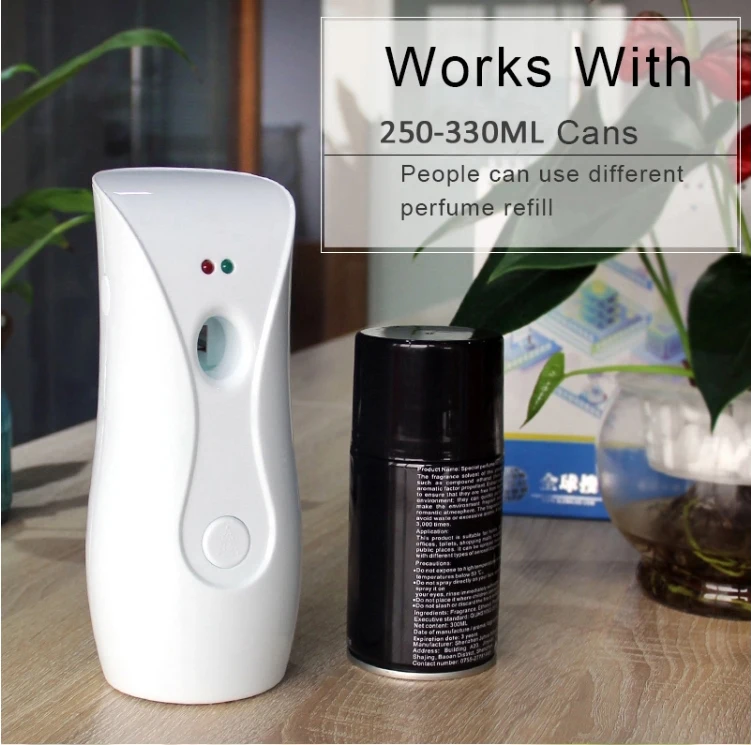 
Romingo Wall mounted Electric Automatic fragrance dispenser Spray Perfume Aerosol Air Freshener Dispenser 