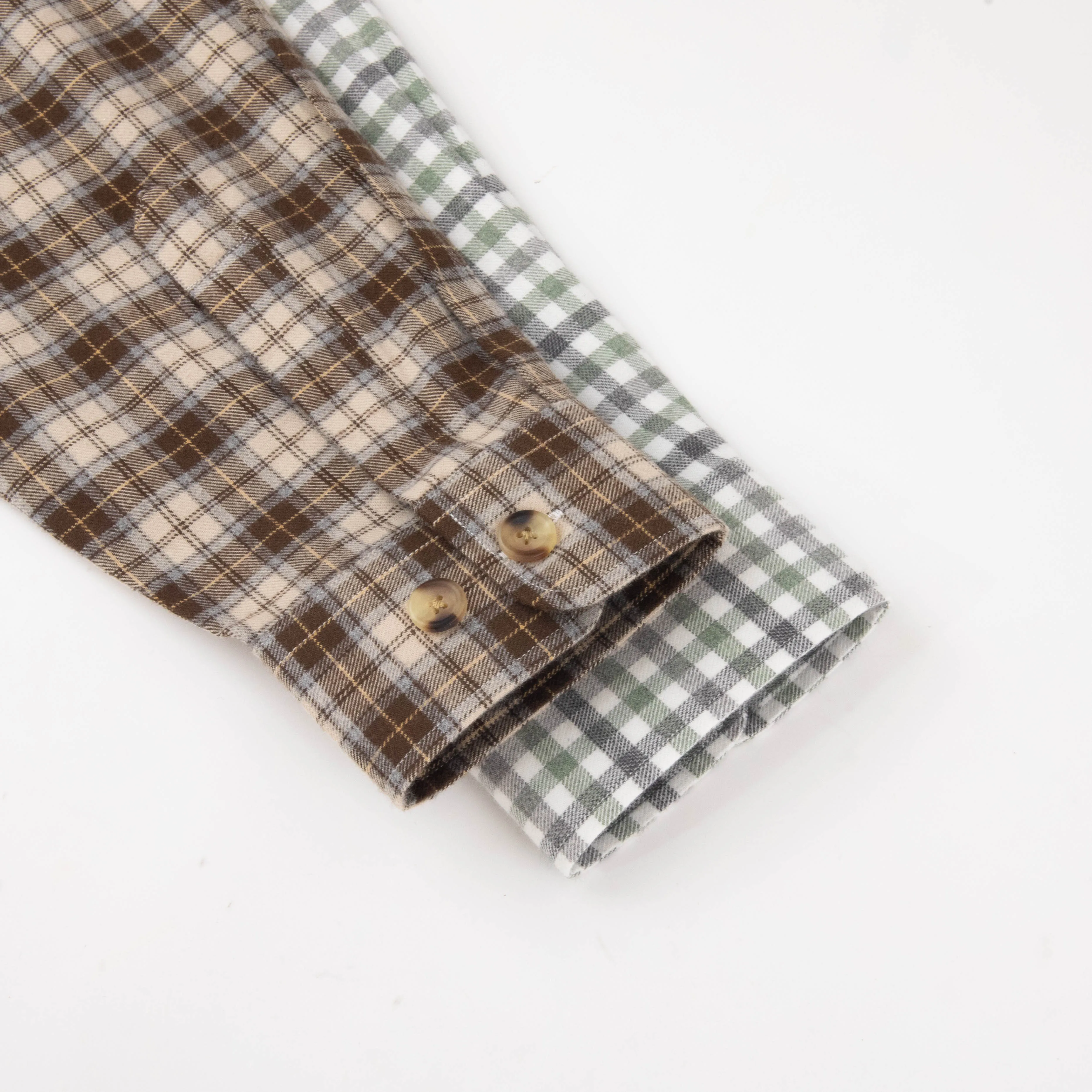 Factory Direct Custom OEM Streetwear Multicoloured Patchwork Chain Embroidery Cotton Flannel Long Sleeve Designer Shirts for Men