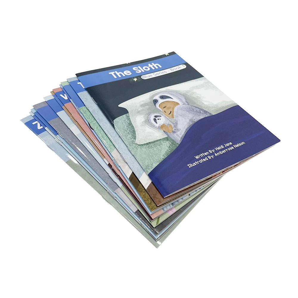 Custom Cheap Educational Books Printing Services Saddle Stitching Brochures Softcover Paperbacks Children Book Printing