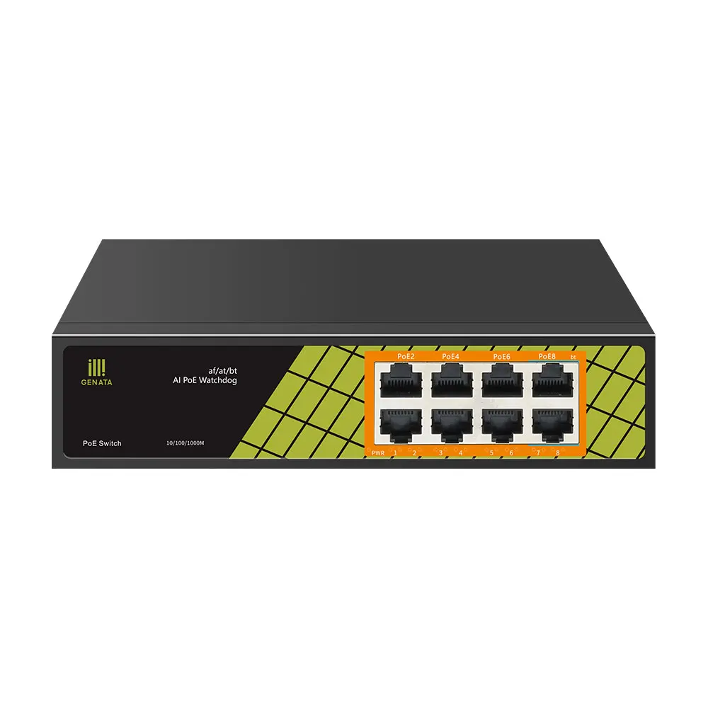 8 Port Gigabit Managed PoE network switch