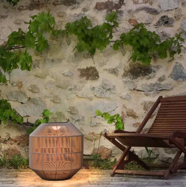 G-2017-JDK  New product launch decorative 12 watt led rattan art indoor and outdoor garden garden atmosphere lawn lamp