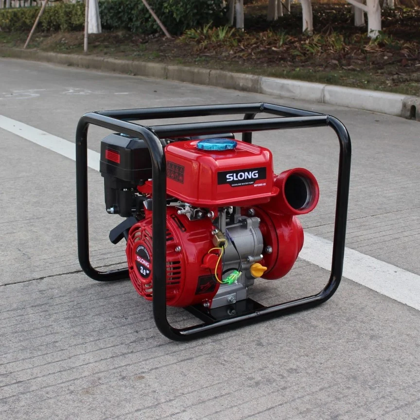 High pressure gasoline mini portable sand suction water pump for gold dredge