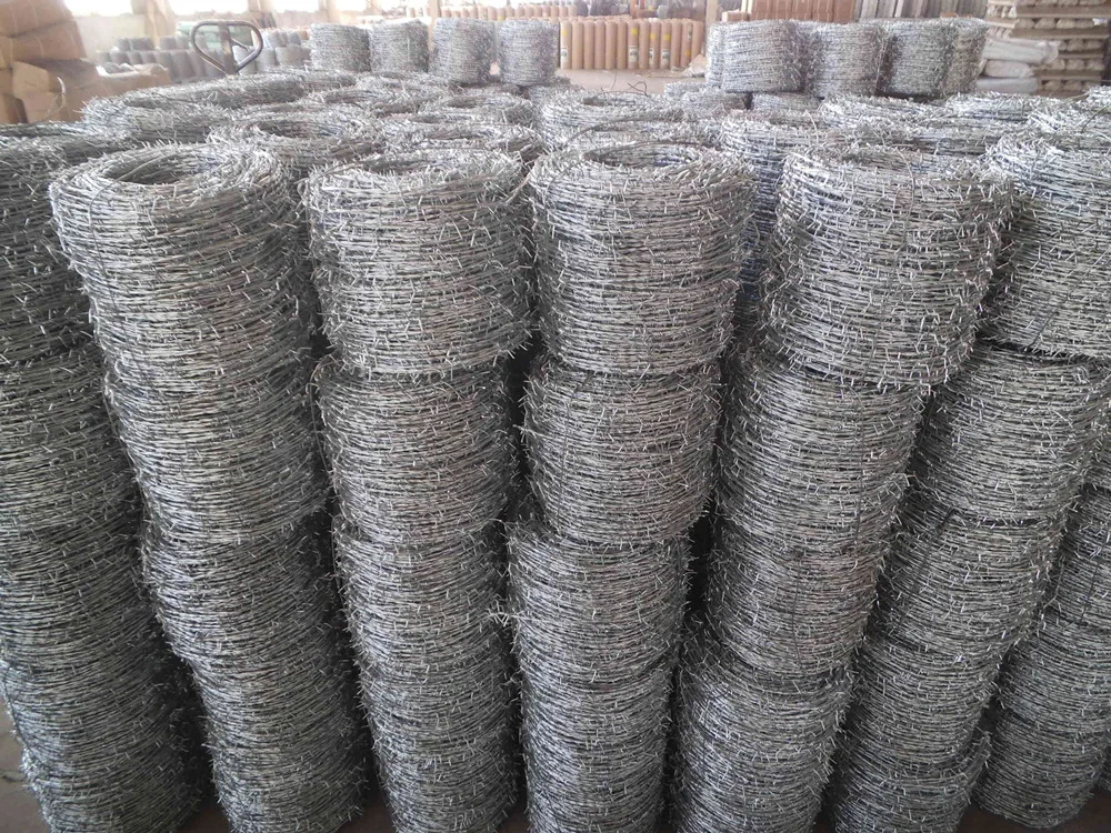 hot dipped Galvanized Barb iron Wire double twisted