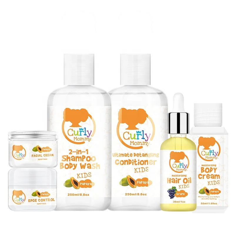 Private label natural hair moisturizer hair conditioner treatment for kids