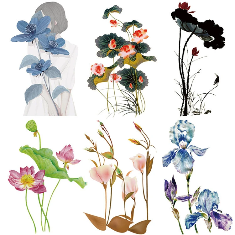 Various styles Chinese style custom designs ready to press screen print dtf transfers for sports