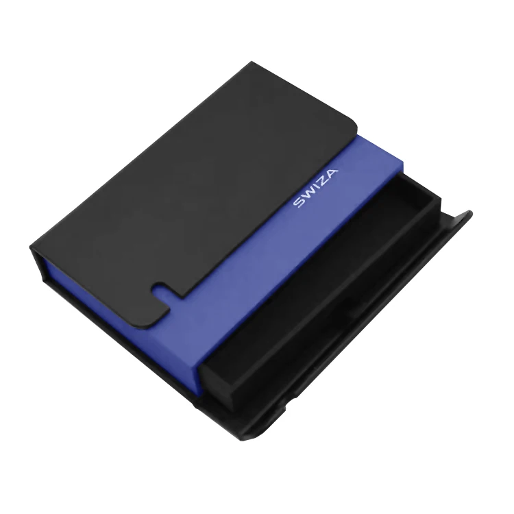 Custom Logo Wholesale Luxury Hot Stamping Paper Black Watch Box