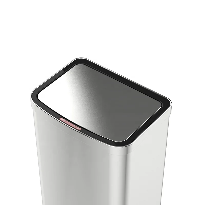 Automatic Sensor Kitchen Trash Can / Touchless Stainless Steel Trash Bin / Smart Dustbin