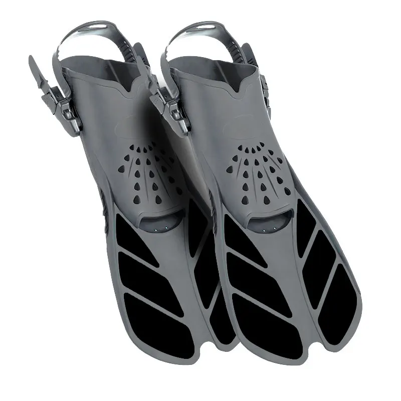 Factory wholesale good price custom logo high quality long blade under water TPR rubber snorkeling swimming flippers diving fins