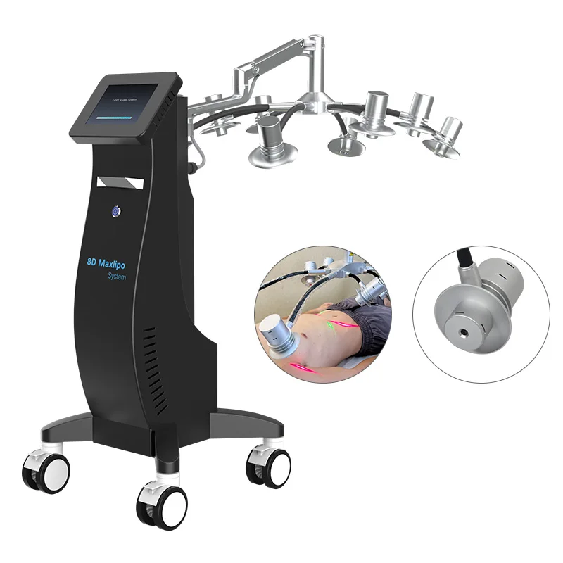 The latest models 8d Laser Body Shape Machine Laser Slimming Green Light 532 Nm/635nm Cryoslim Weight loss portable