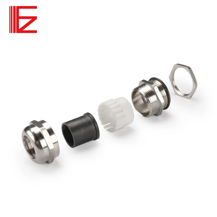 Brass cable glands IP68 sealed cable fixing head M12 cable waterproof glands