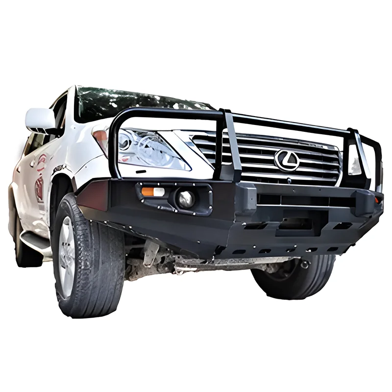 Good Quality Off Road Outsides Black Top Loop Front Bullbar for Lexue lx 2005-2014
