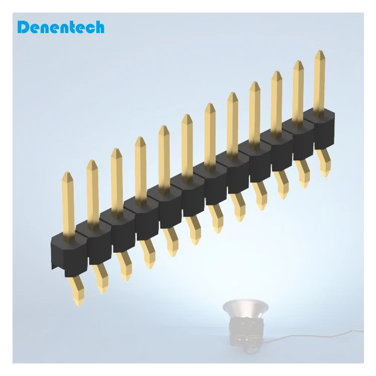 Manufacturer Price socket board connector Single Row Right Angle SMT 2.54mm pin header connector