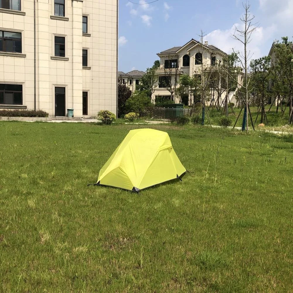 Yellow Color MSR Hubba Hubba NX 1 Person Lightweight Backpacking Tent, CZX-341 Yellow Camping Tent come with matched footprint
