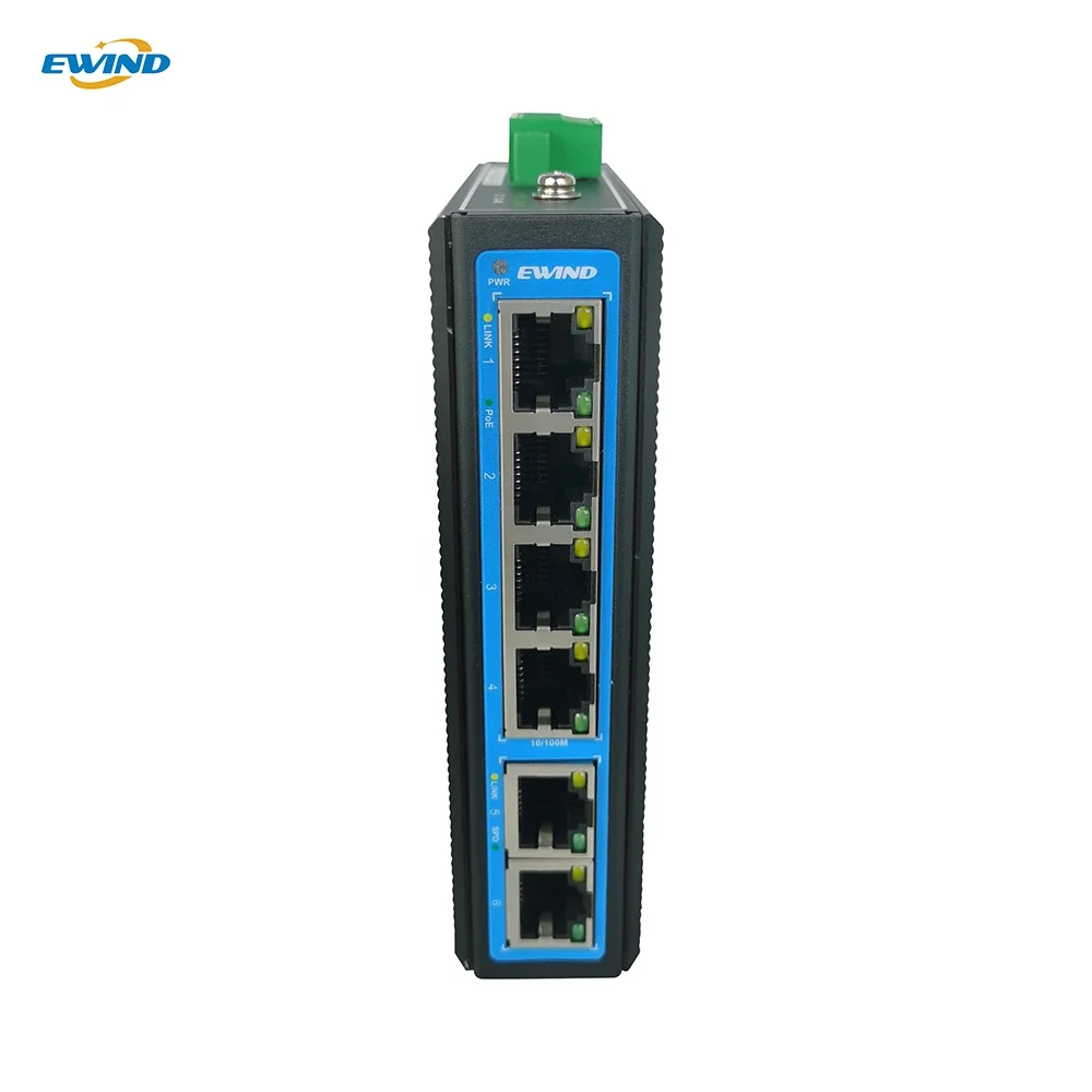 Factory OEM Customized 6 Ports 100M Industrial Ethernet Switch
