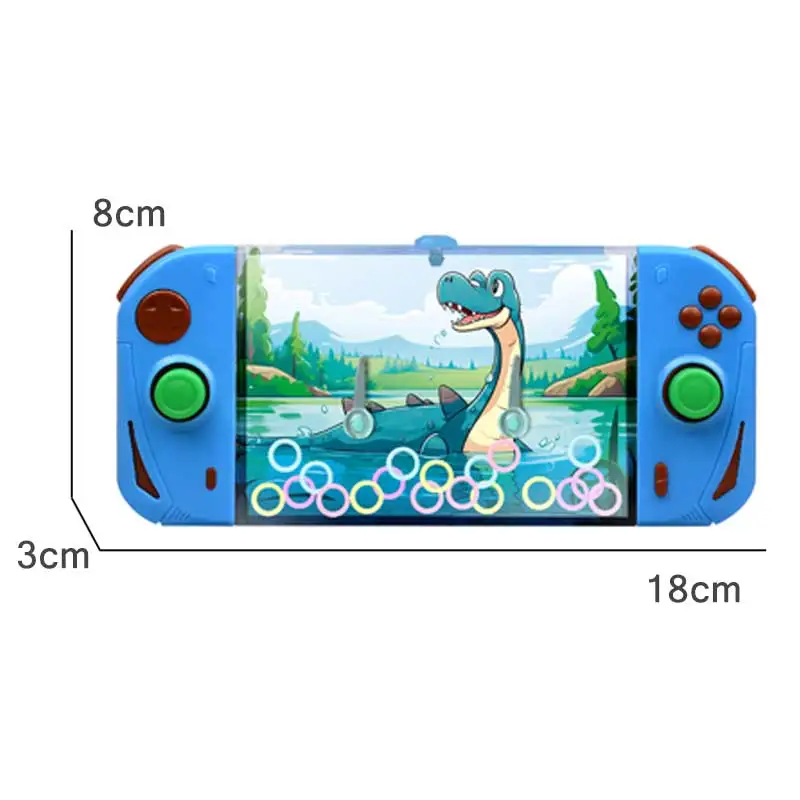 Hot Selling Cute Cartoon Ring Toss Game Water Ring Game Toy Water Machine Classic Plastic Kids Toy Handheld Water Game