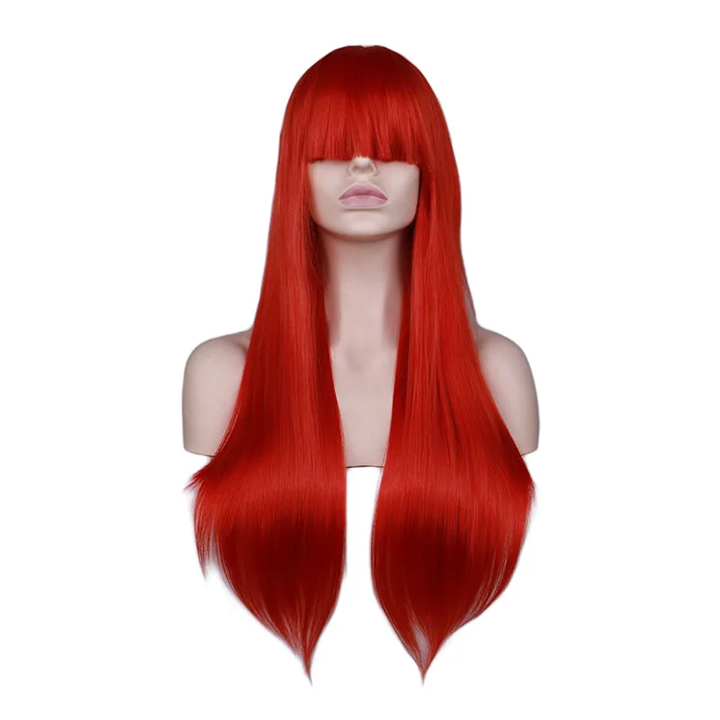  2021 Customer Color All Styles High Temperature Wire 100% Virgin Human Hair Blend Wigs Long