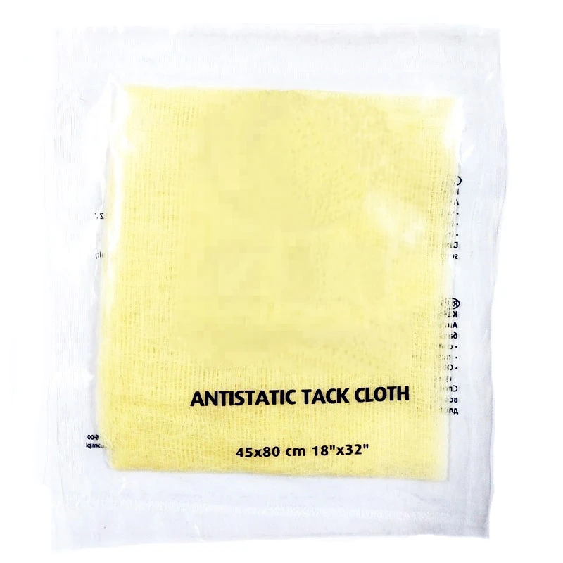 Cleaning antistatic tack cloth