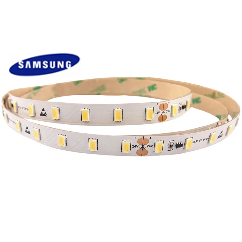 Умная SMD 5630 Samsung Светодиодная лента Lm301b лента постоянного тока светодиодные лампы с дистанционным управлением устойчивая к высоким температурам Светодиодная лента